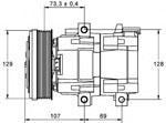 FC1631 Compressor, air conditioning 1440713 R20BYU19D629AA FORD TRANSIT Box 2006-